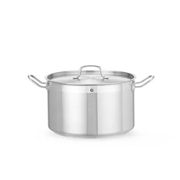 Hendi Kochtopf, mittel - mit Deckel, Profi Line, 15 L, ø 320 x (H) 190 mm