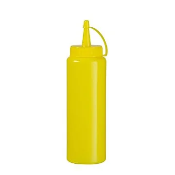 Hendi Spenderflaschen, 0,7 L, Gelb, ø 70 x (H) 240 mm