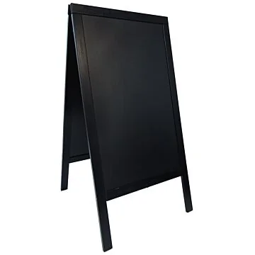 Contacto Doppeltafel groß, schwarz