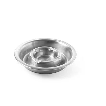 Hendi Aschenbecher mit Rinne, ø 140 x (H) 30 mm