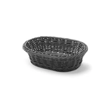 Hendi Brotkorb, oval, Schwarz, 250 x 190 x (H) 65 mm