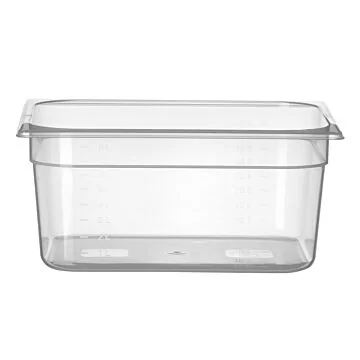 Hendi Gastronorm Behälter 1/2, GN 1/2, 9,5 L, Transparent, 325 x 265 x (H) 150 mm