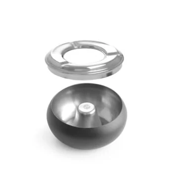 Hendi Aschenschale, schwarz, ø 105 x (H) 58 mm