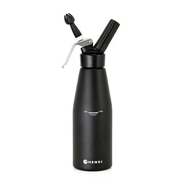 Hendi Sahnespender Kitchen Line, schwarz, 0.95 L
