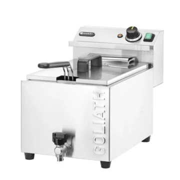 Hendi Fritteuse XL Goliath mit Ablasshahn