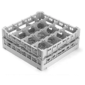 Hobart Kunststoffkorb 500 x 500 mm mit 16 Fächer