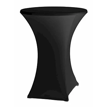 Hendi Stehtischhusse ø80-85 cm, 810521 + 810538, Schwarz, ø850x(H)1150mm