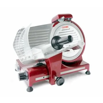 Hendi Aufschnittmaschine Profi Line 250 rote Sonderedition, 230 V / 0,32 kW, 485 x 420 x (H) 395 mm