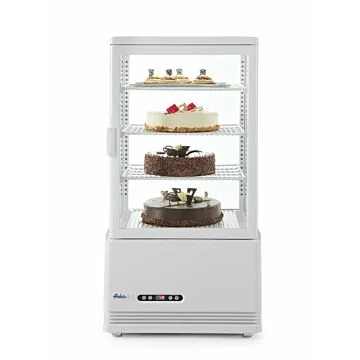 Hendi Aufsatz Kühlvitrine 68 Liter, schwarz, 2 / 6 ˚C, 230 V / 0,17 kW, R600a, 452 x 406 x (H) 891 mm