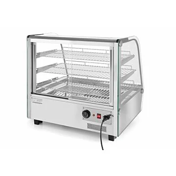 Hendi Warmhaltevitrine mit 3 Auslagen, 120 Liter, 30 / 90 ˚C, 230 V / 1,1 kW, 678 x 568 x (H) 686 mm