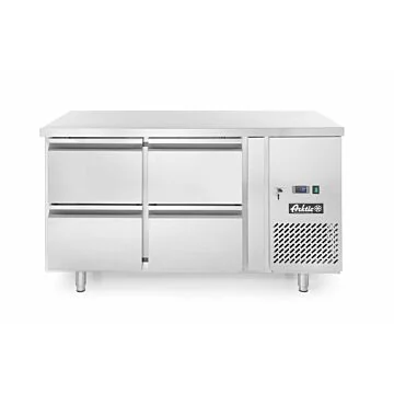 Hendi Kühltisch mit 4 Schubladen Profi Line 280 L, -2 / 8 ˚C, 230 V / 0,25 kW, R600a, 1360 x 700 x (H) 850 mm