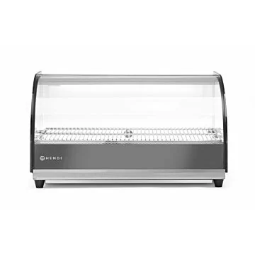 Hendi Warmhaltevitrine mit 1 Auslage, einzeln, 230 V / 0,4 kW, 554 x 376 x (H) 311 mm