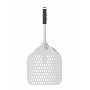 Hendi Pizzaschaufel - eckig, gelocht, kurzer Griff hitzeresistent, 305 x 660 mm