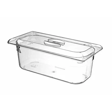 Hendi Deckel Polykarbonat für Eiscreme Behälter, 360 x 165 mm
