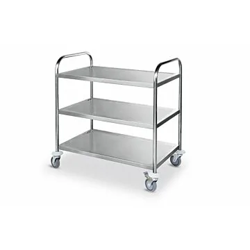 Hendi Servierwagen 3 Regalböden, 910 x 590 x (H) 950 mm