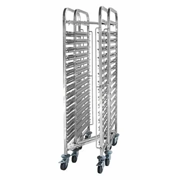 Hendi Abräumwaen, zusammenschiebbar - 15 x GN 1/1, 380 x 550 x (H) 1700 mm