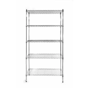 Hendi Regalsystem, 5 Böden, Chrom, 910 x 455 x (H) 1830 mm