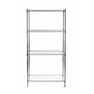 Hendi Regalsystem 4 Böden, 910 x 455 x (H) 1830 mm