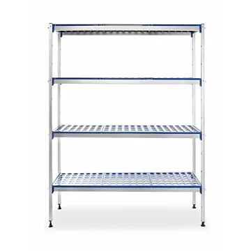 Hendi Regalsystem aus Aluminium, 1280 x 405 x (H) 1685 mm