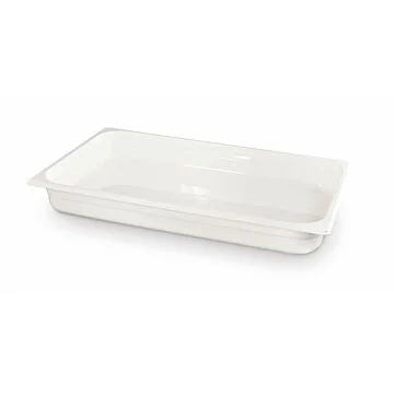 Hendi Gastronorm Behälter 1/1, GN 1/1, 9 L, Weiß, 530 x 325 x (H) 65 mm