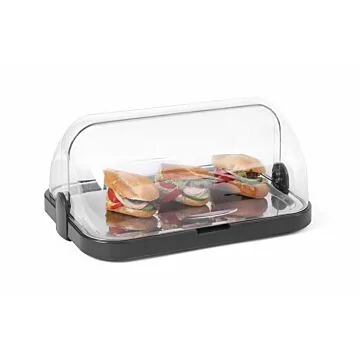 Hendi Rolltop-Präsenter gekühlt, 440 x 320 x (H )205 mm