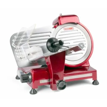 Hendi Aufschnittmaschine Profi Line 220 rote Sonderedition, 230 V / 0,28 kW, 440 x 420 x (H) 350 mm
