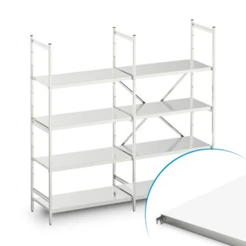 HUPFER Norm 5 Regal 2075 × 400 × 1800 mm GS/CNS - Abbildung ähnlich!