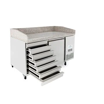 Atosa ICE3490GR 1 Tür + 7 Schubladen Pizzakühltisch