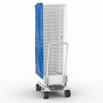 RATIONAL Finishing System für Bankett Typ 20-1/1, bestehend aus: Tellerhordengestellwagen 60 Teller und Thermocover, Musterfoto