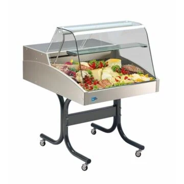 KBS Mehrzweckvitrine Super 1500 mit geradem Glasaufbau