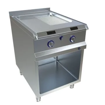 MKN Optima 850 Elektro Griddleplatte600  halb geriffelt FlexPower mit OPTIMA Control