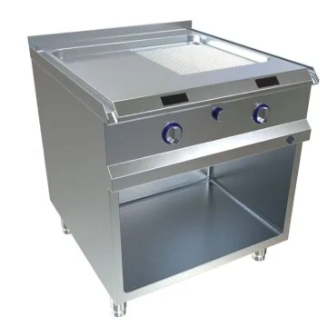 MKN Optima 850 Elektro Griddleplatte 800 halb geriffelt FlexPower mit OPTIMA Control