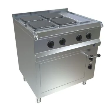 MKN Optima 700 Elektro Herd 4 Platten mit E-Backofen