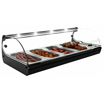 Neumärker Warmhaltevitrine Cristal 4 4x GN 1/3 x 40 mm