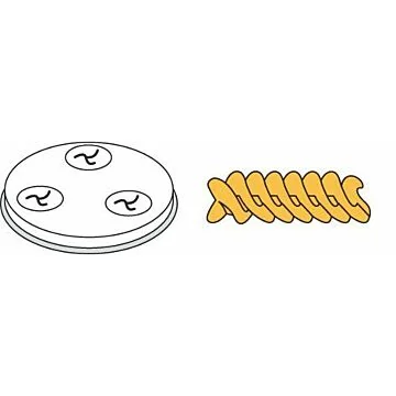 Neumärker Pasta-Scheibe Ø 50 mm Fusilli für MPF 1,5