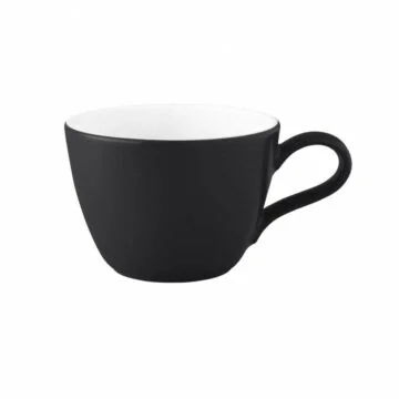 Seltmann Weiden COUP Fine Dining Fashion Obere zur Cappuccinotasse 0,22 Liter M5389, schwarz 