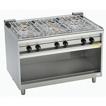 EKU Thermik 850 Gasherd PowerBurner GST-8-B beidseitig bedienbar