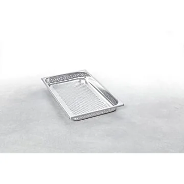 RATIONAL Behälter gelocht, 1/1 GN, 55 mm tief Edelstahl rostfrei 