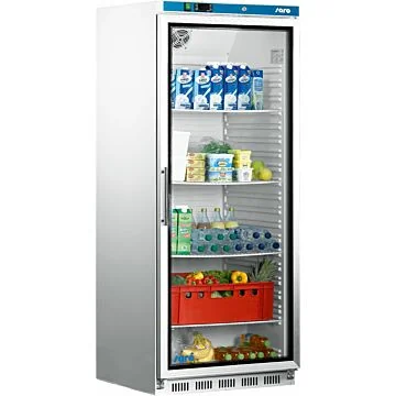 SARO Lagerkühlschrank mit Glastür - weiß Modell HK 600 GD