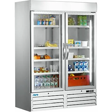 SARO Kühlschrank mit Glastür, 2-türig - weiß Modell G 920
