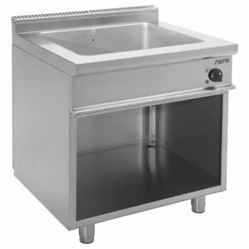 SARO Bain Marie mit offenem Unterbau Modell E7/BME2BA