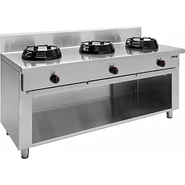 SARO Wok-Gasherd mit offenem Unterbau Modell Modell CC/03