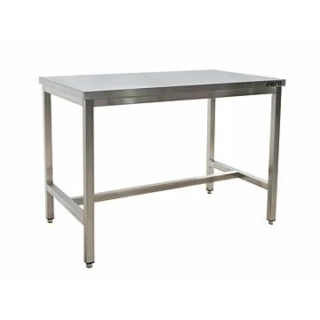 SARO Edelstahltisch, ohne Unterblatt - 600 mm Tiefe, 1000mm