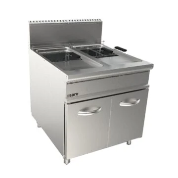 SARO Gasfritteuse 2 x 22 L Modell LQ / FLG2V22