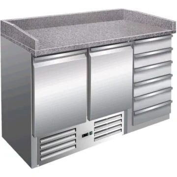 SARO Pizzatisch mit Schubladen Modell PZ 9001