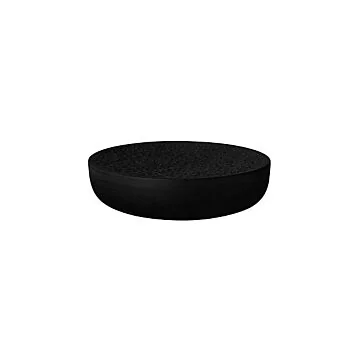 Seltmann Weiden NORI Servierpodest 16 cm Relief, Bisquit schwarz