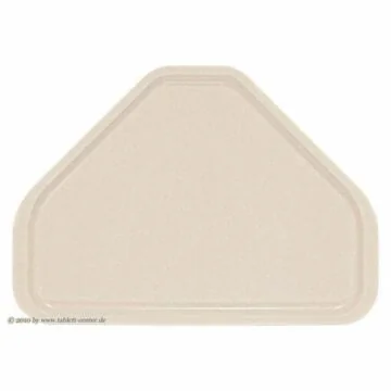 Cambro Polyester Versa Platzsparende Tabletts mit glatter Oberfläche 480 x 340 mm, Terrazzo