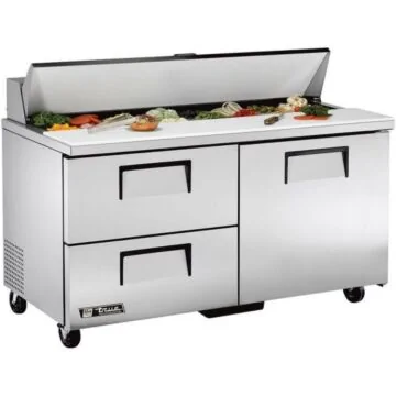 TRUE Saladette / Zubereitungstisch TSSU 60-16D-2-HC