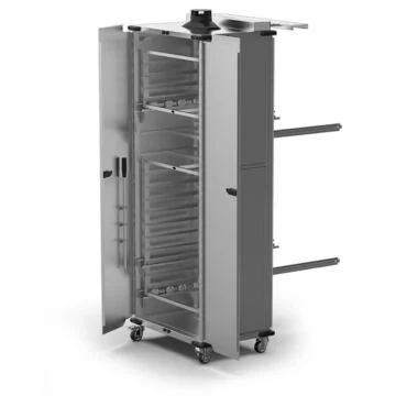 Unox Fahrbarer Schrank QUICK.Load 4+10 mit Türen