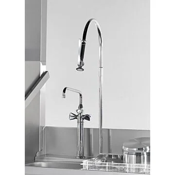 Winterhalter Schlauchpendelbrause mit Einlochmischbatterie